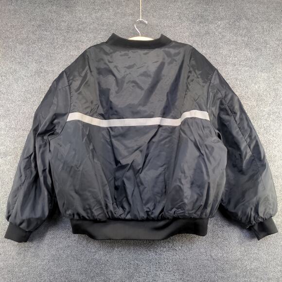 FedEx Stan Herman Men's Quilted Work Uniform Jacket Coat Black 3XL Hooded - Picture 3 of 13